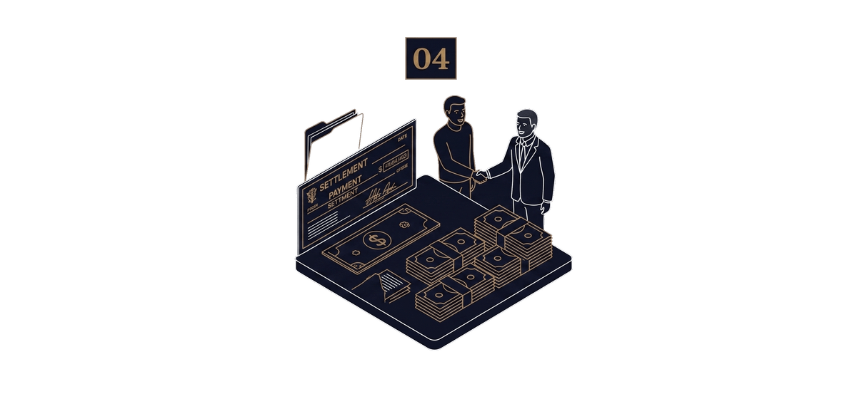 Step 04: You Get Paid illustration